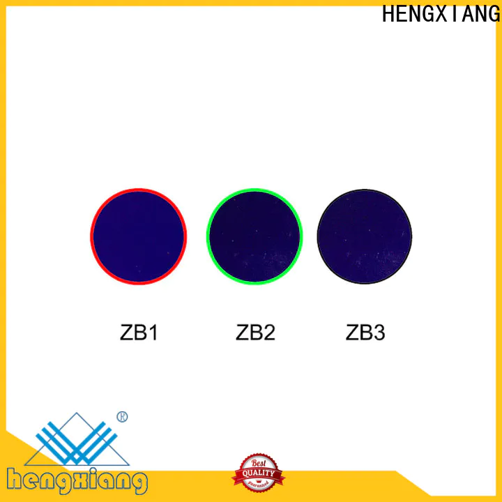 HENGXIANG colored filters with good price for UV or IR detection system