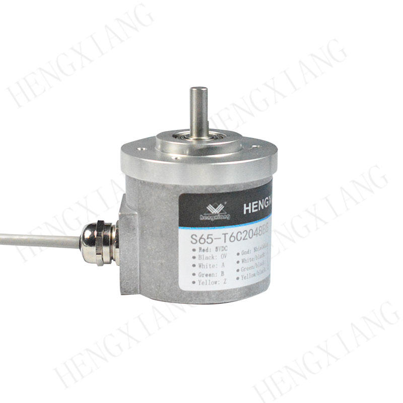 S65 Heavy Duty Solid Rotary encoder Conventional incremental encoder solid shaft encoder shaft diameter 8mm with radial cable