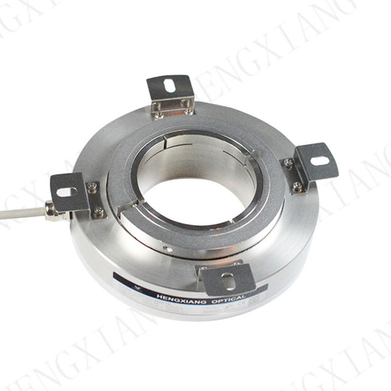 K158 CNC Encoder High resolution rotary encoder 80000ppr through hole 82mm TTL output optical encoder resolution