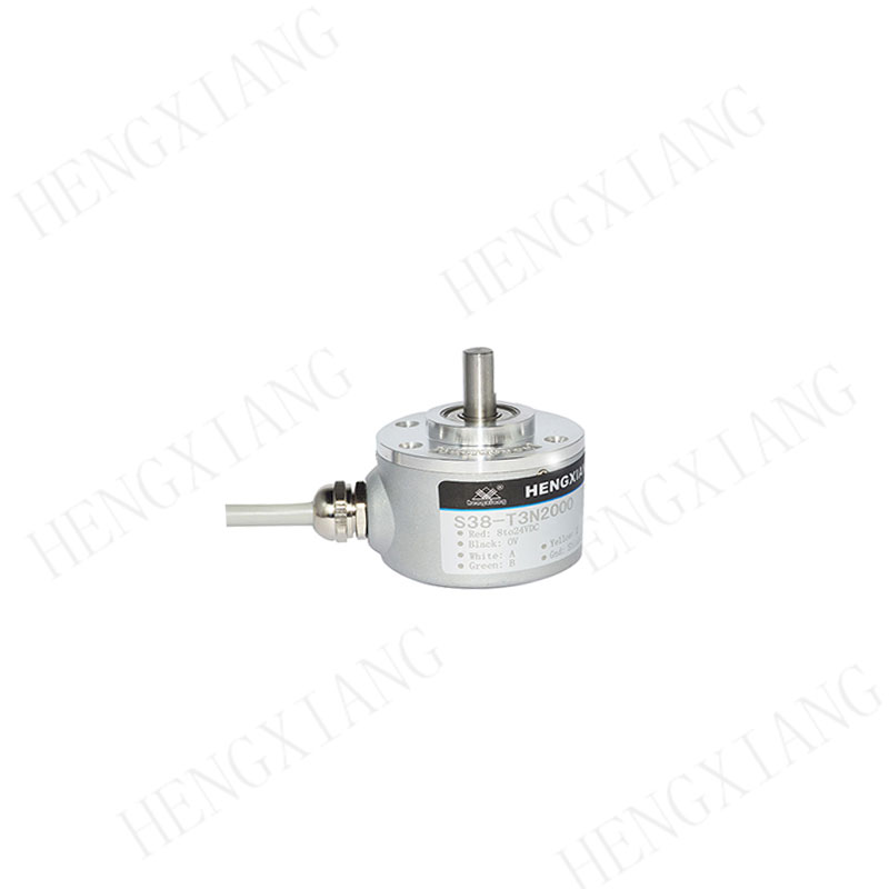 S38 Elevator Encoder 3 pin rotary encoder with connector optical rotary encoders 6mm solid shaft encoder thickness 28mm line driver7272 output 8-30V rotation encoder