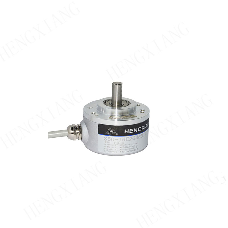 S50 Elevator Encoder 50mm thickness 30mm solid shaft optical rotary encoder 360/512/720ppr low pulse voltage output axial cable quadrature incremental encoder