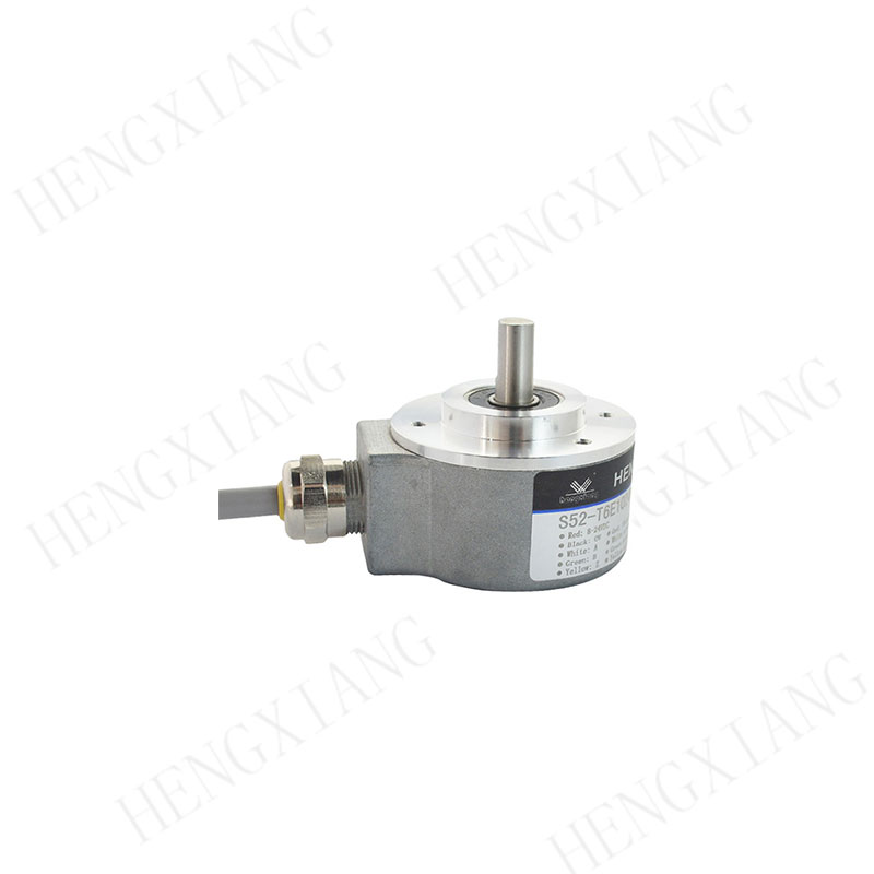 S52 Elevator Encoder 52mm heavy duty encoder external diameter 51mm solid shaft 8mm with 9pin M18 connector HTL output customizable radial encoder