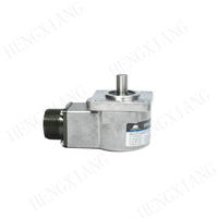 S52F Elevator Encoder 52*52mm Flange encoder photoelectric incremental encoder solid shaft 10mm differential output with MS3106A-18-1S connector