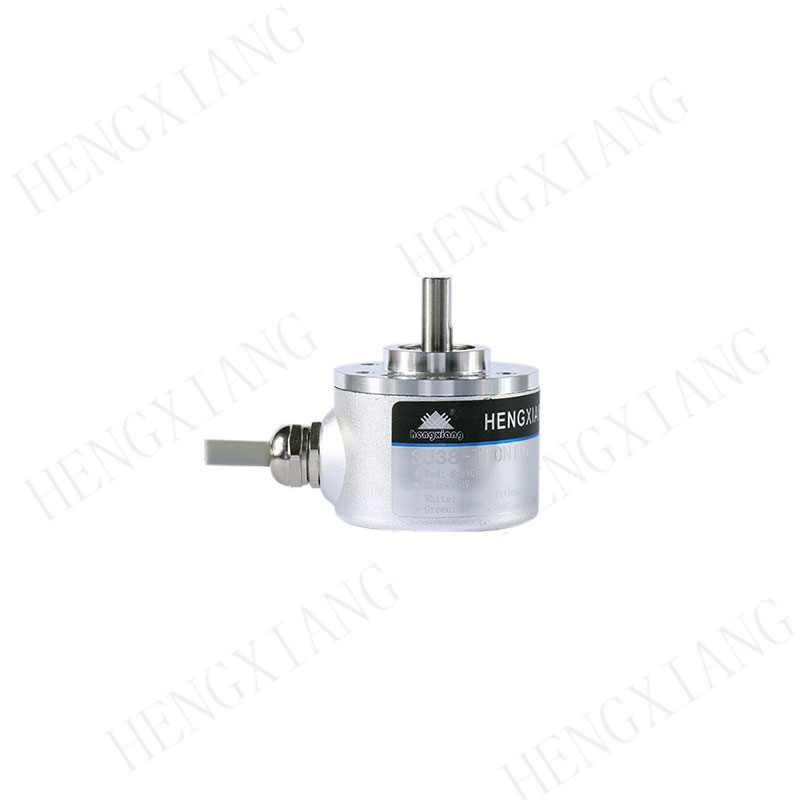 SJ38 absolute digital encoder micro rotary encoder shaft 5mm 6mm NPN output single turn absolute encoder max 12 bit position encoder sensor