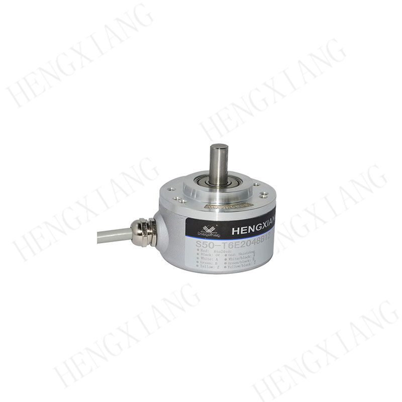 S50 High Resolution Encoder ABZ phase incremental encoder push-pull output cable length 1000mm 12-24V resolution 50-23040ppr position encoder