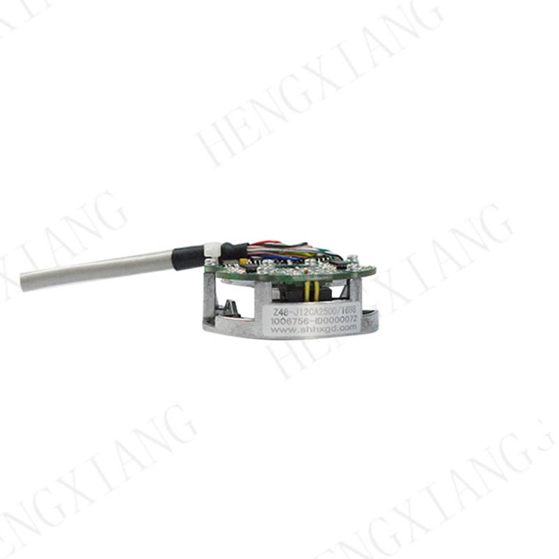 Z48 Bearingless Encoder through hole 6mm 8mm mounting hole 41.5mm ABZUVW for small space servo motor light encoder 60 grams