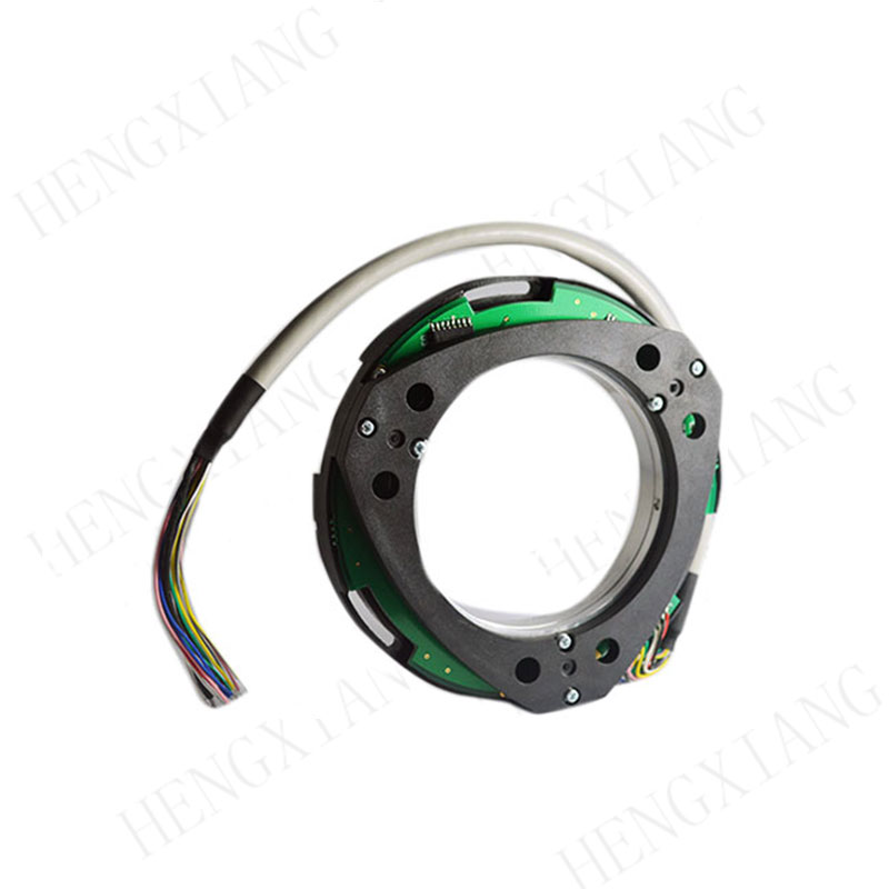 Z100 incremental encoder rotary position encoder CW/CCW square wave output 2500pp to 10000ppr flexible flat cable 14 pin encoder ABZUVW singal