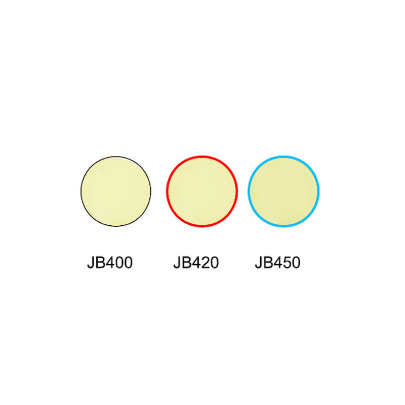 Golden glass yellow glass cut off color filter JB400 JB420 JB450