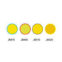 Golden glass yellow colored glass filter JB470 JB490 JB510 JB520