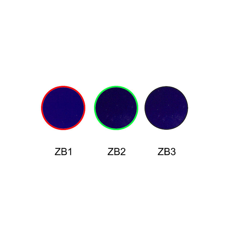 Violet glass absorption optical color filter glass ZB1 ZB2 ZB3