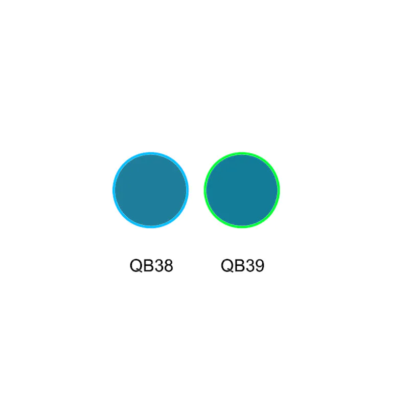 blue color filter blue selective absorption type glass QB38 QB39