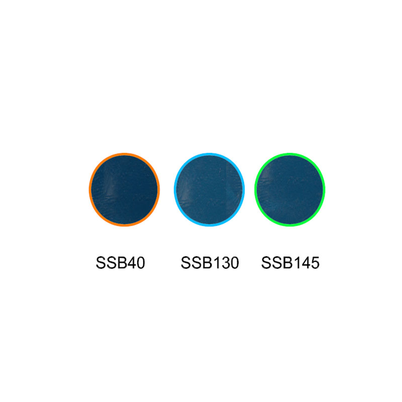 Rising color temperature glass selective absorption glass SSB40 SSB130 SSB145