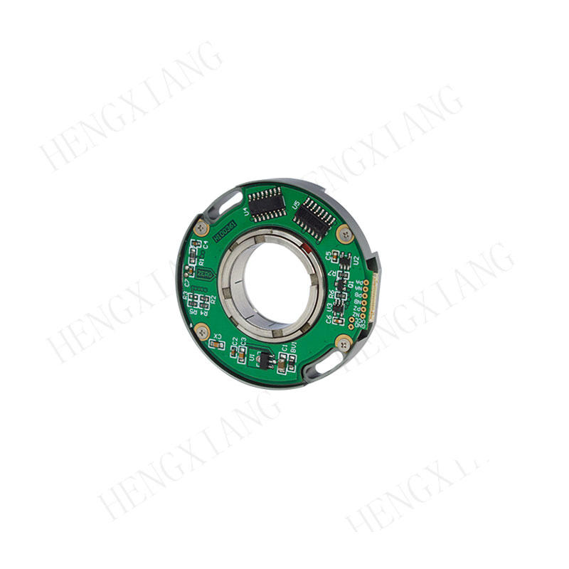P58 through hole shaft incremental encoder extra thin 11mm inner hole shaft 14mm to 24mm light weight Rotary Electric Kit Encoder