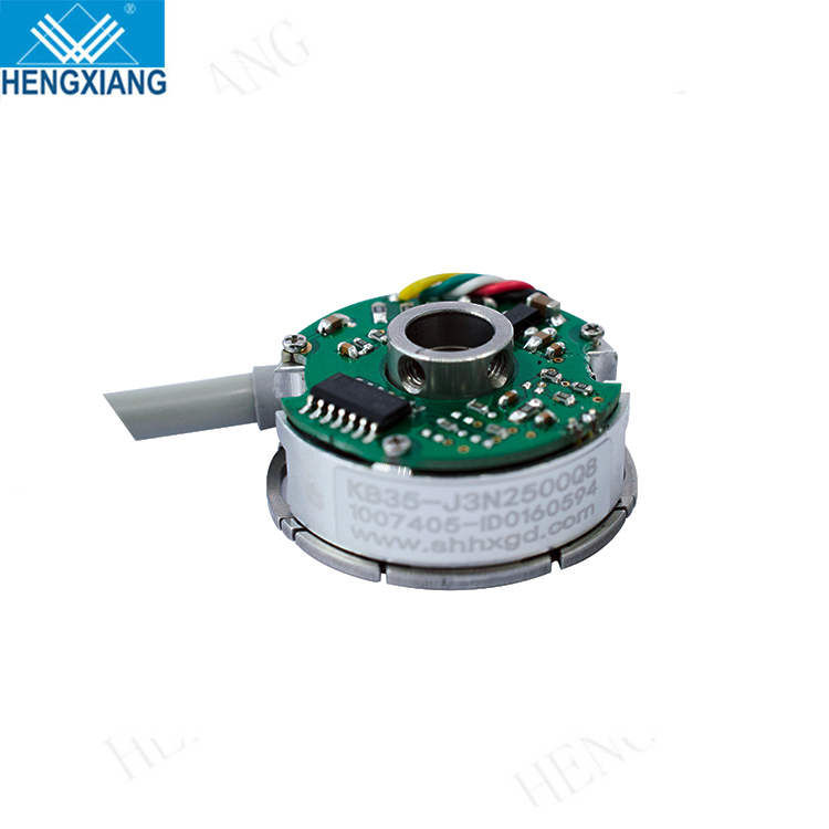 KB35 non shelling 14400 ppr UVW signal line driver encoder 6/8mm hollow shaft dc motor sensor