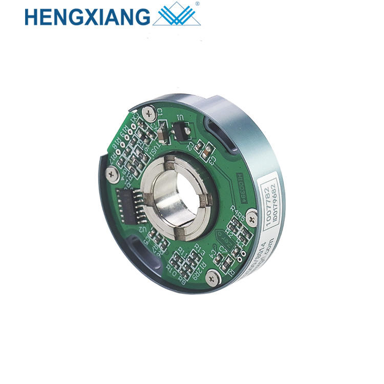 P48 non-bearing encoder without cover and bearing incremental encoder supper thin 11mm hollow shaft diameter 8-14mm