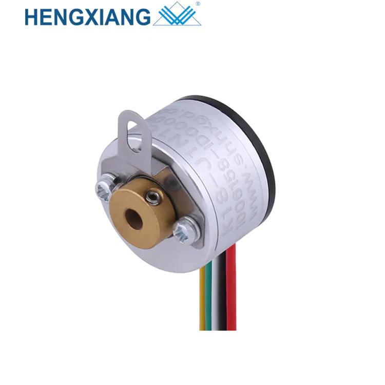 K18 rotary encoder A+B+Z+ NPN open collector output for printing machine Mini size hollow shaft encoder max 1600 resolution