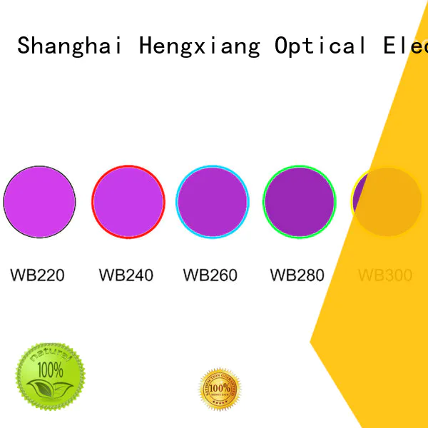 HENGXIANG optical colored glass filters manufacturer for cameras